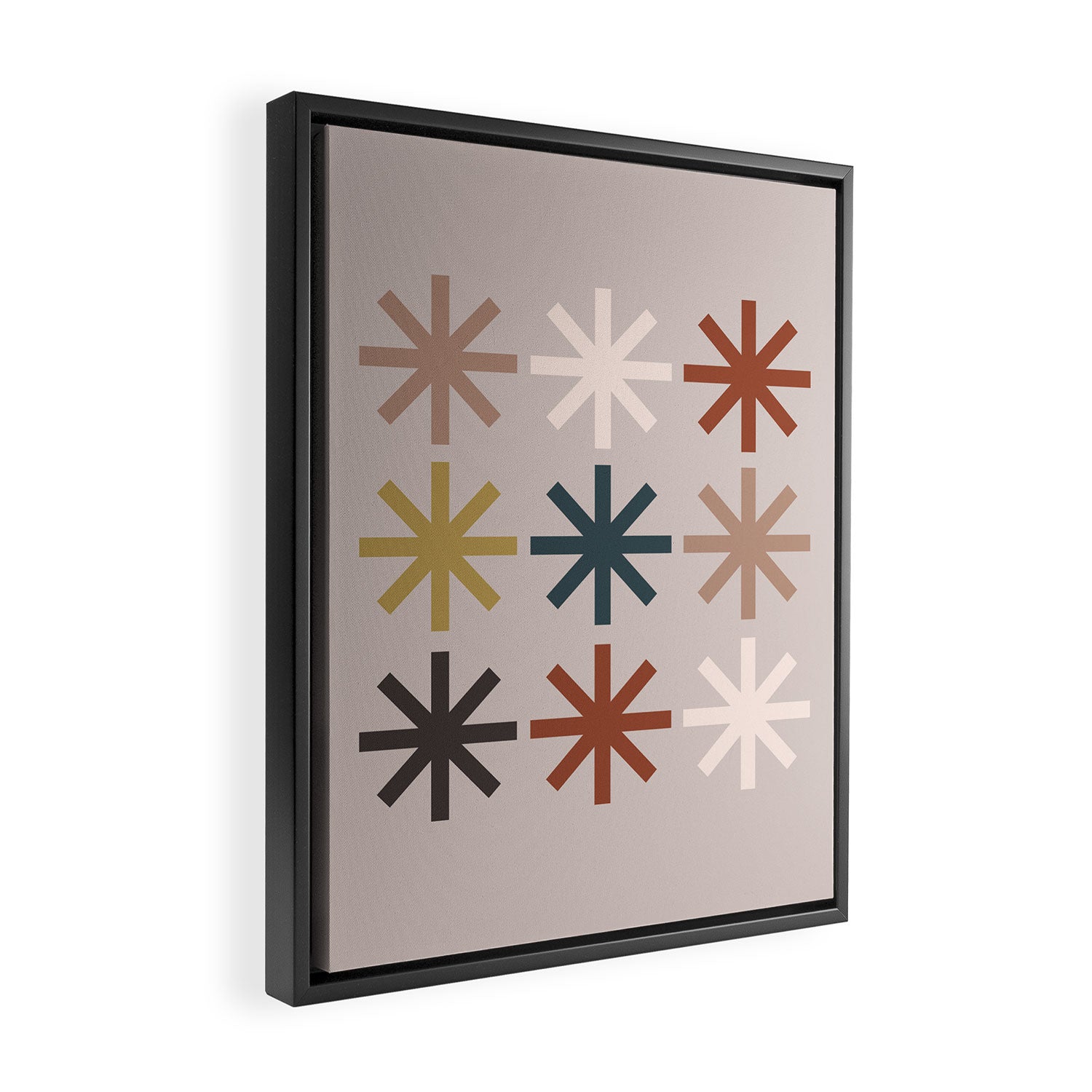 Snowflake 04 Framed Canvas Print Gallery Image 2