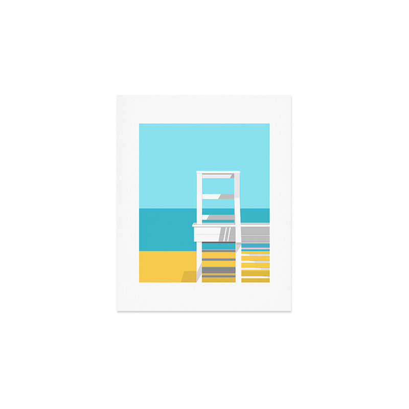 Summer Beach 01A Art Print Gallery Image 1