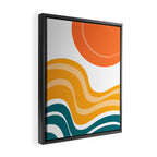 Sun Dunes 03 Framed Canvas Print Gallery Image 2
