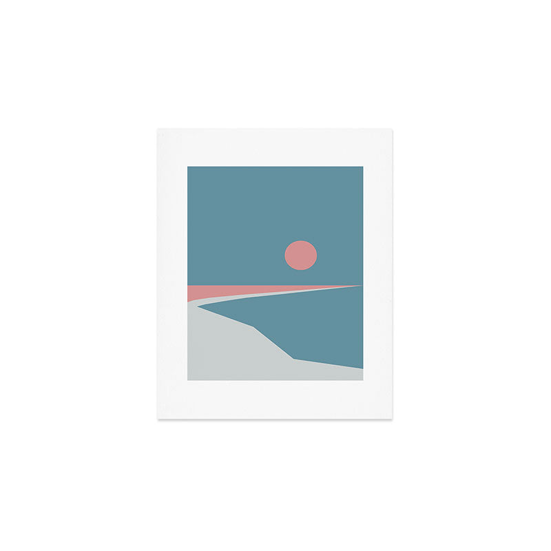 Sunset at Newton Art Print Gallery Image 1