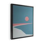 Sunset at Newton Framed Canvas Print Gallery Image 2