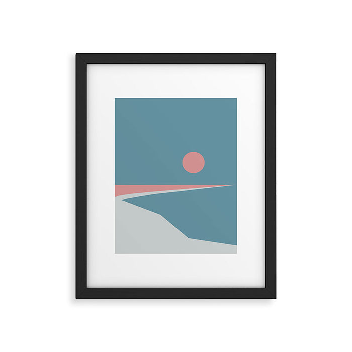 Sunset at Newton Framed Art Print Gallery Image 1