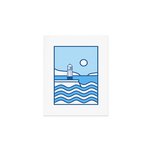 The Lighthouse Art Print Gallery Image 1