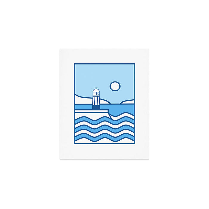 The Lighthouse Art Print Gallery Image 1