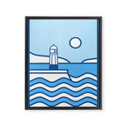 The Lighthouse Framed Canvas Print Gallery Image 6