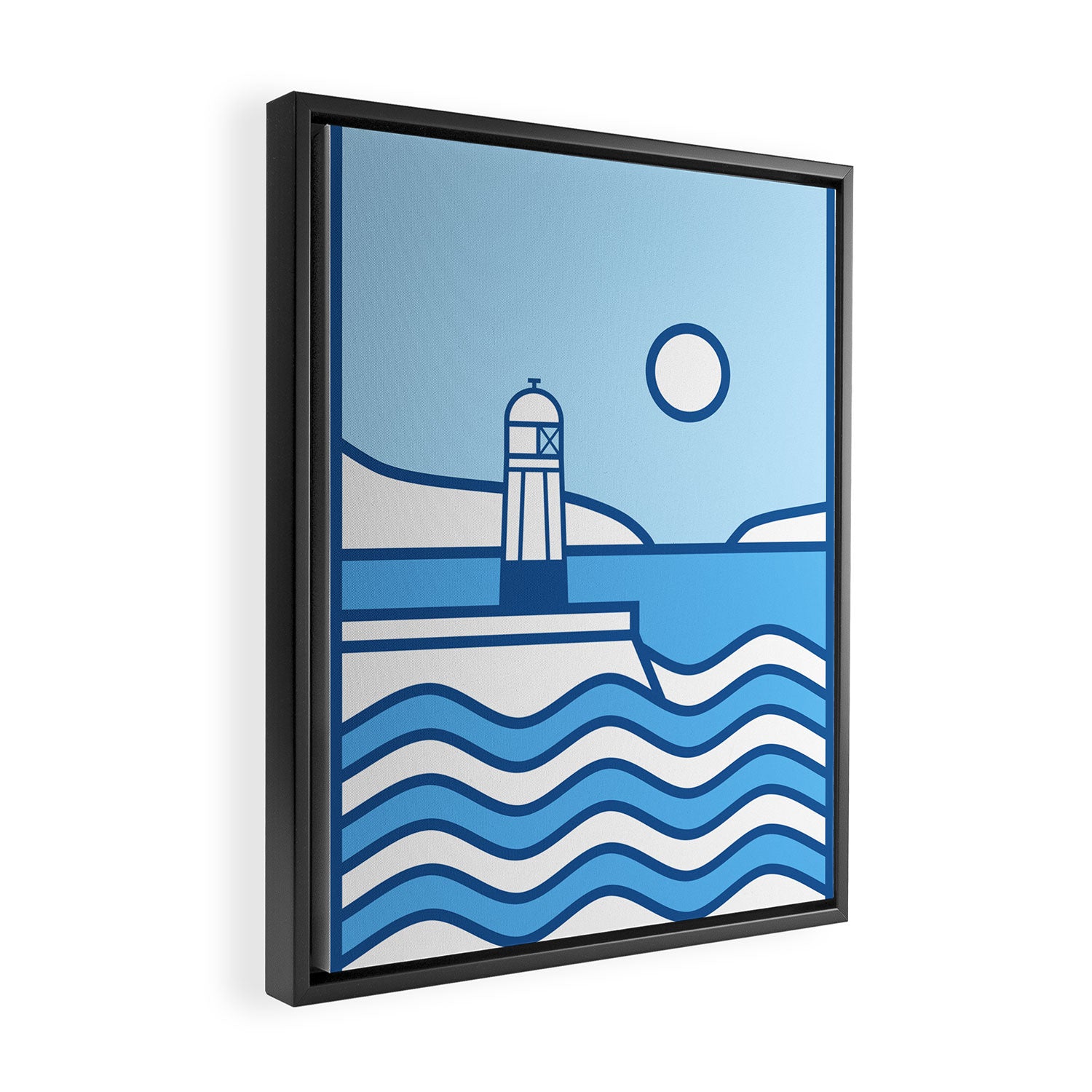 The Lighthouse Framed Canvas Print Gallery Image 2