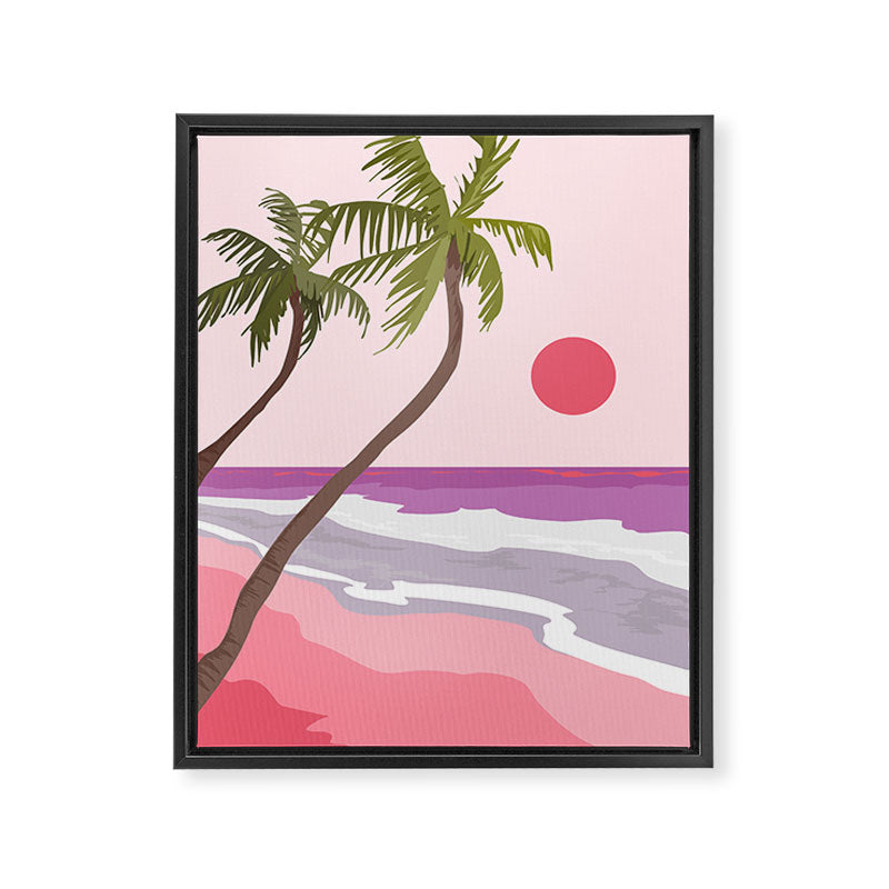 Tropical Landscape 01 Framed Canvas Print Gallery Image 8