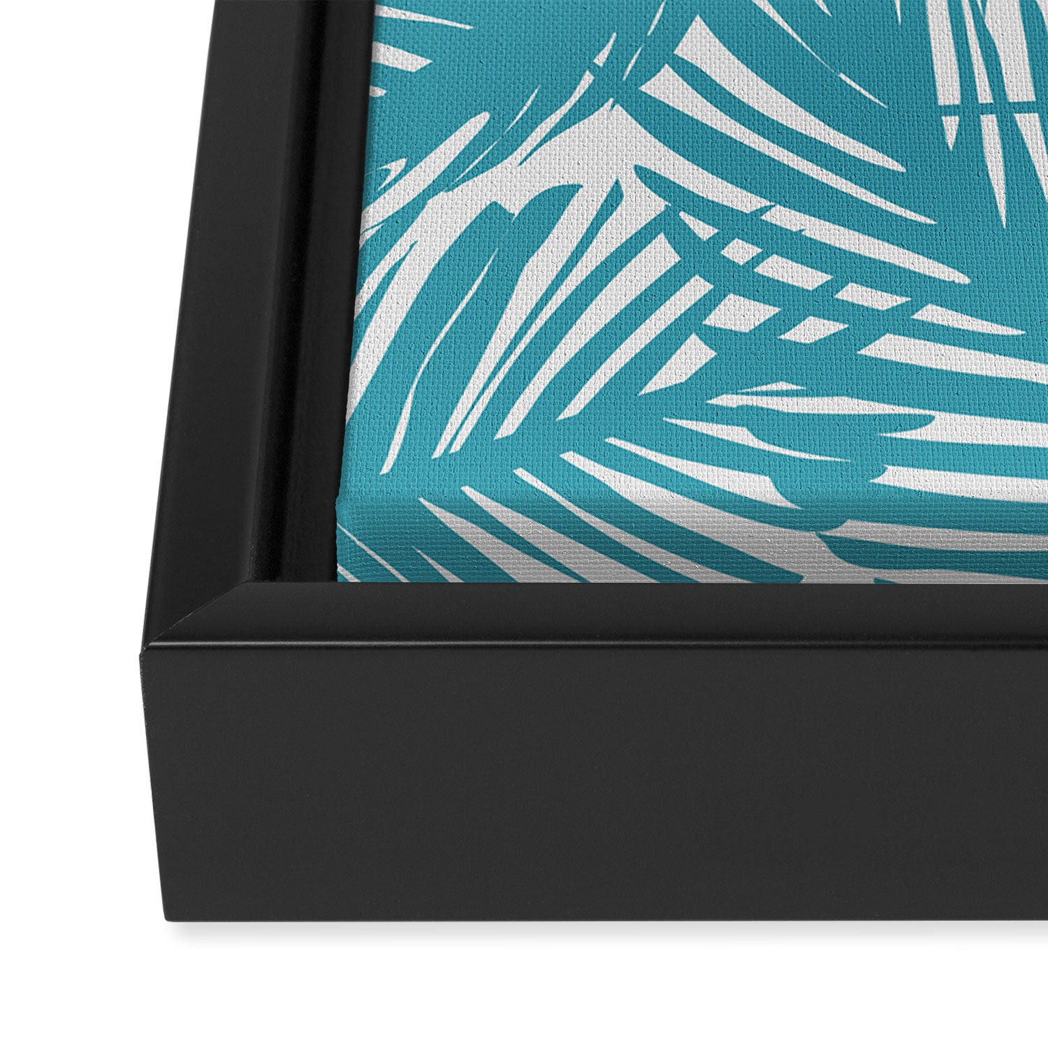Tropical Pattern 02A Framed Canvas Print Gallery Image 3