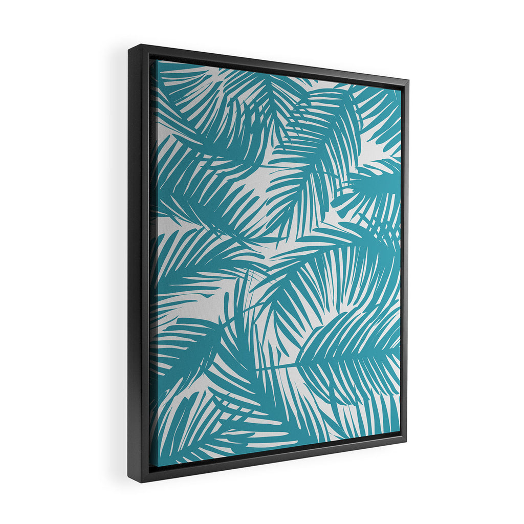 Tropical Pattern 02A Framed Canvas Print Gallery Image 2