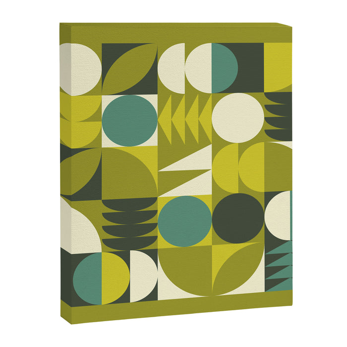 Vintage Geometric 01D Canvas Print Gallery Image 1