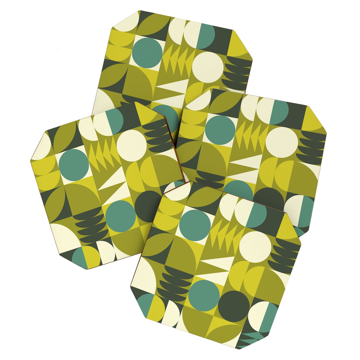 Vintage Geometric 01D Coaster Gallery Image 1