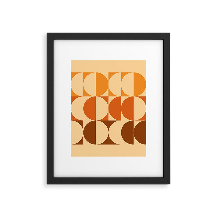 Vintage Geometric 03A Framed Art Print Gallery Image 1