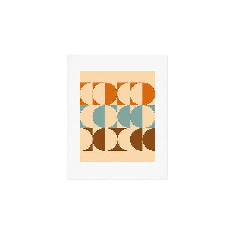 Vintage Geometric 04A Art Print Gallery Image 1
