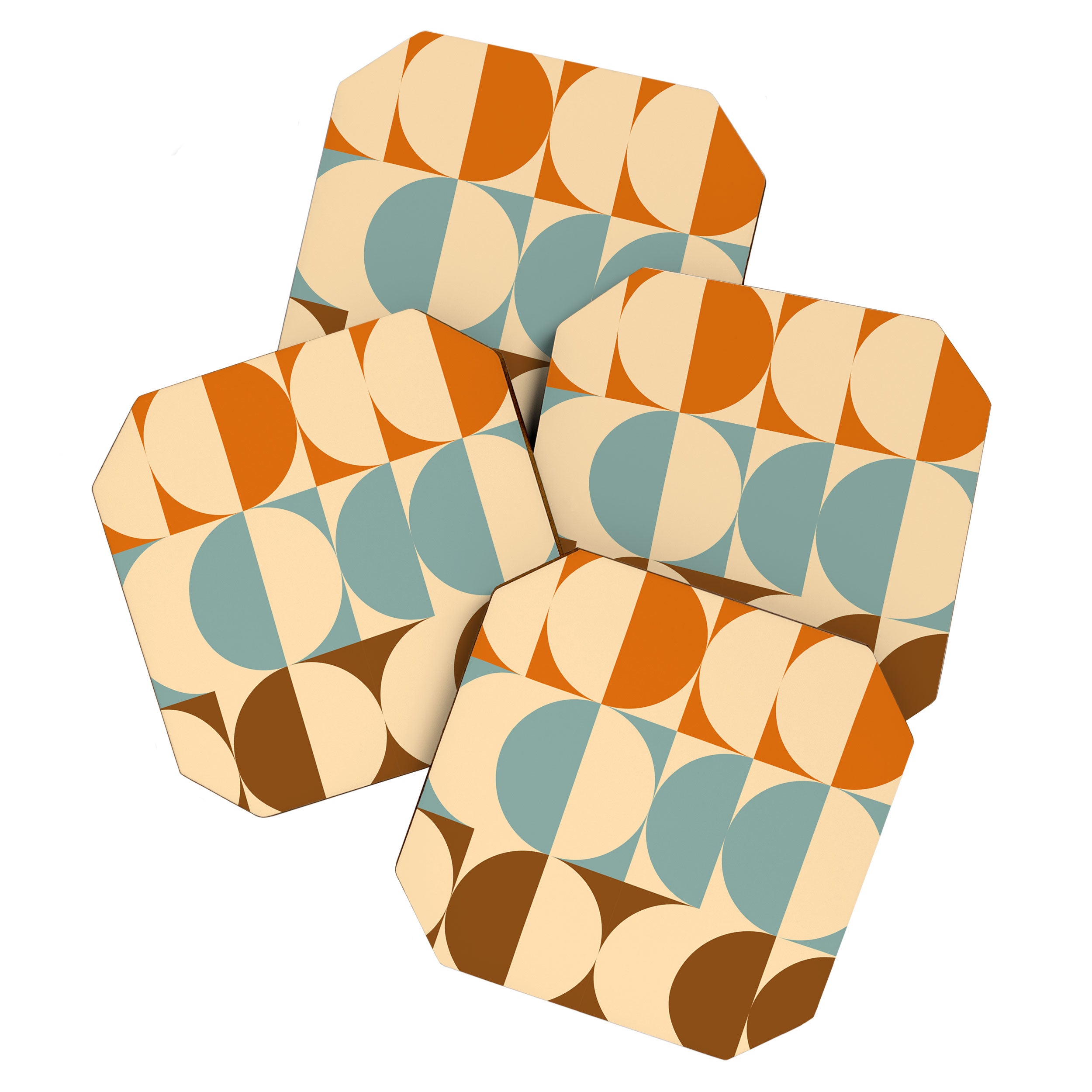 Vintage Geometric 04A Coaster Gallery Image 1