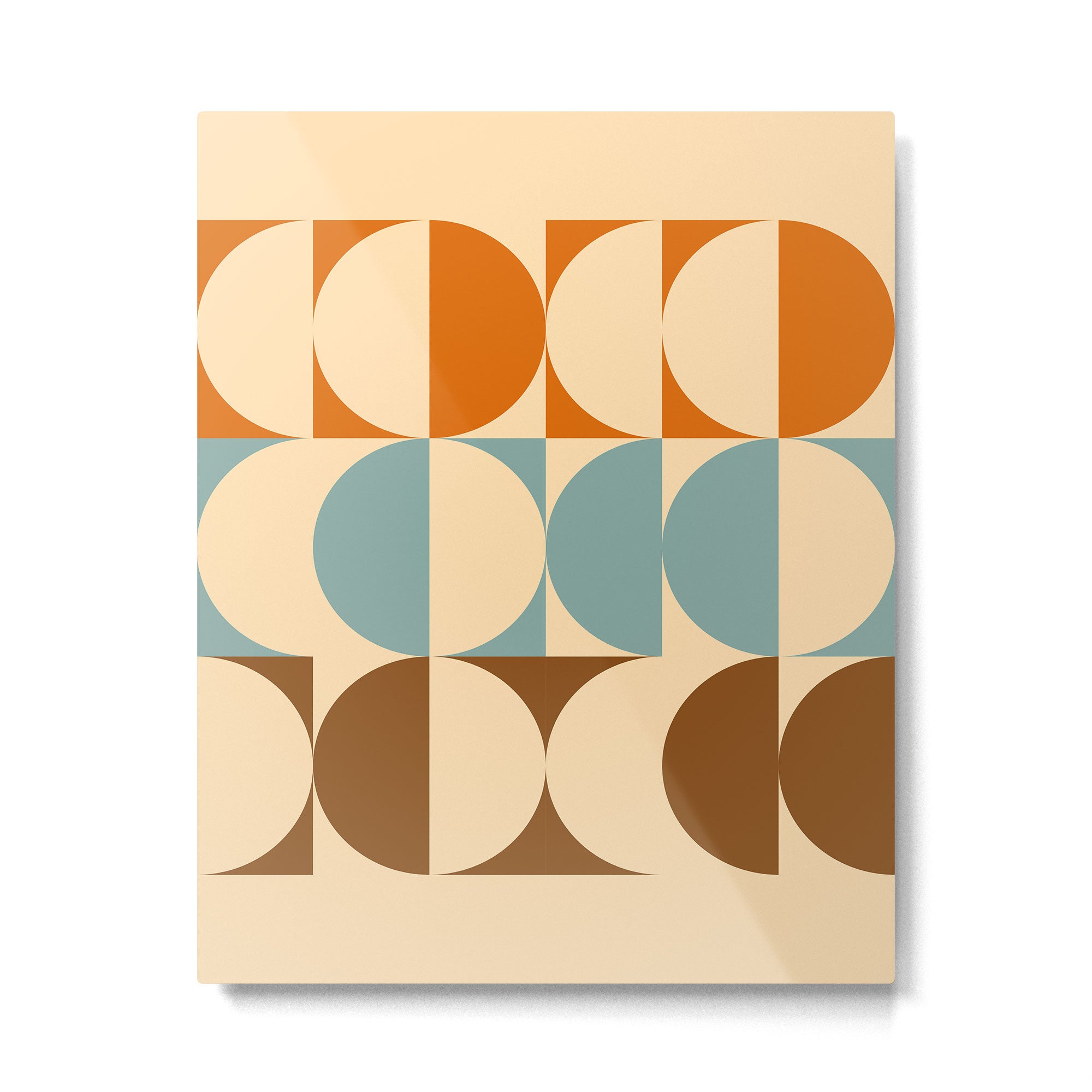 Vintage Geometric 04A Metal Print Gallery Image 4