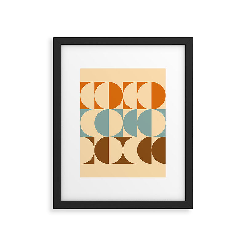 Vintage Geometric 04A Framed Art Print Gallery Image 5