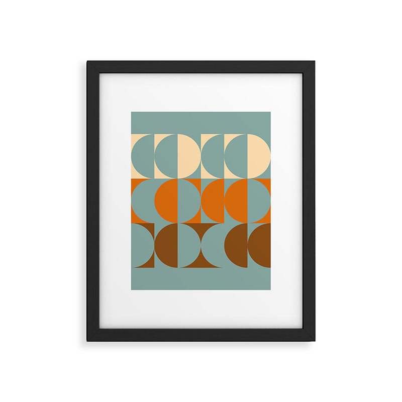 Vintage Geometric 04B Framed Art Print Gallery Image 5