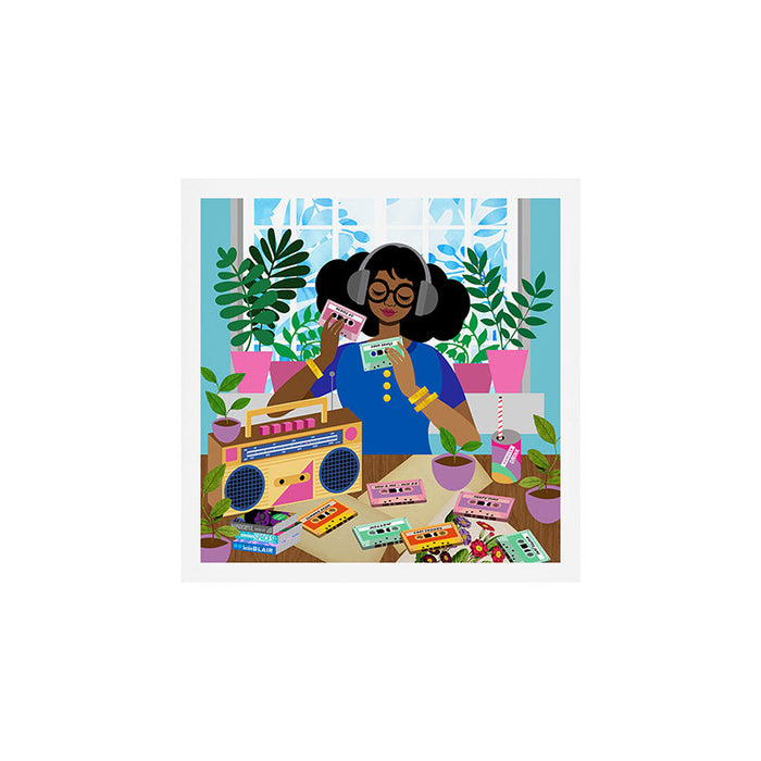 Cassette Player Art Print Gallery Image 1