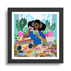 Cassette Player Framed Art Print Gallery Image 1