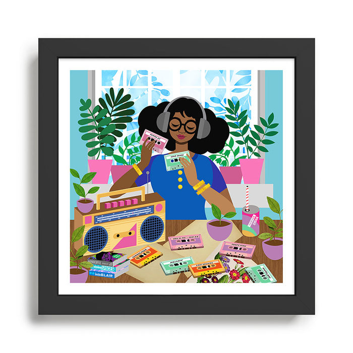 Cassette Player Framed Art Print Gallery Image 1