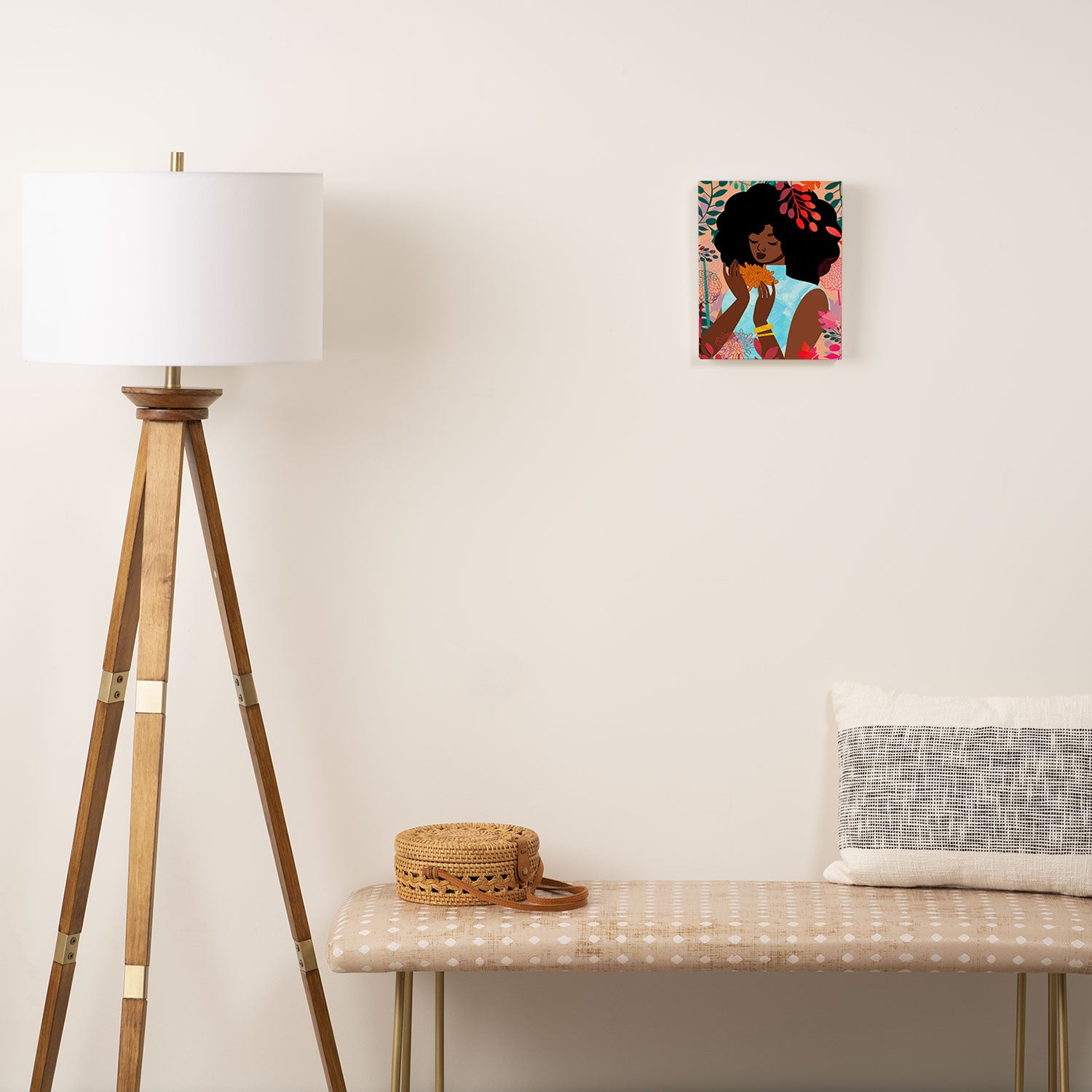 Chrysanthemums in November Canvas Print Gallery Image 2