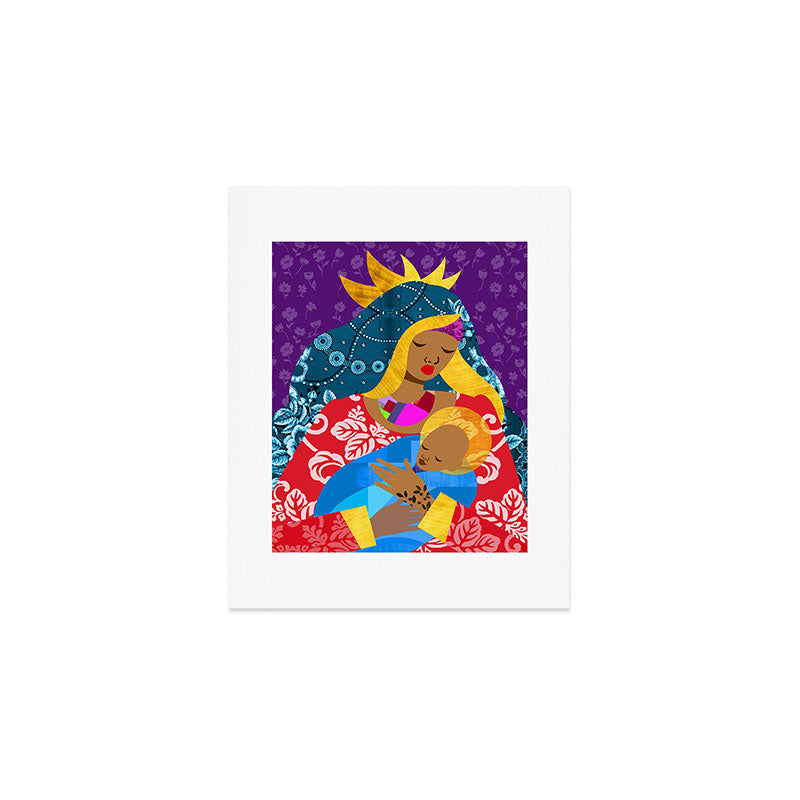 Virgin Mary and Child Art Print Gallery Image 1