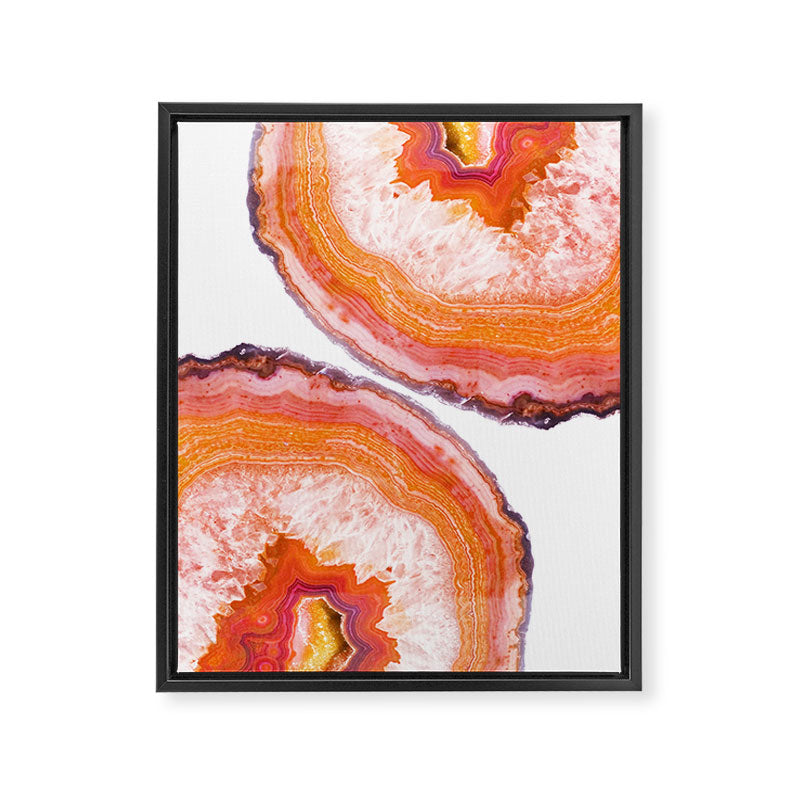 Carnelian Agate Slices Framed Canvas Print Gallery Image 8