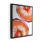 Carnelian Agate Slices Framed Canvas Print Gallery Image 2