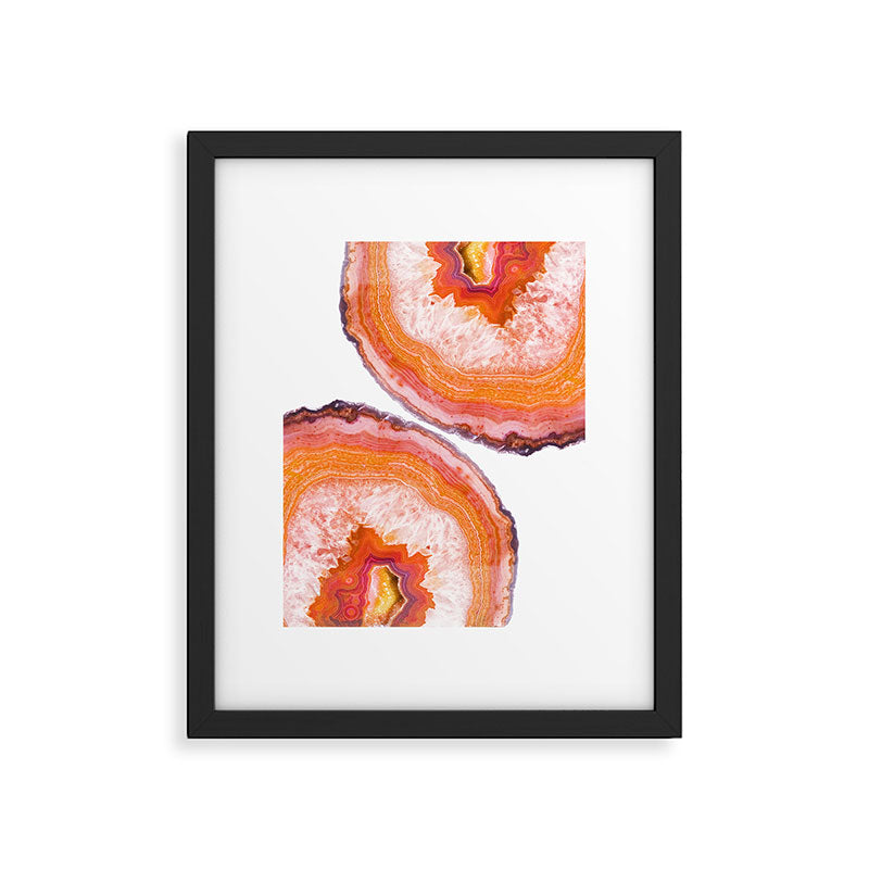 Carnelian Agate Slices Framed Art Print Gallery Image 6