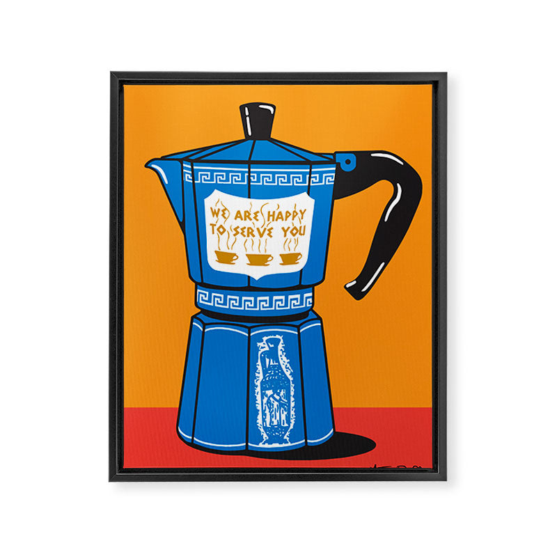 ÑYC MORNING CAFECITO Framed Canvas Print Gallery Image 6