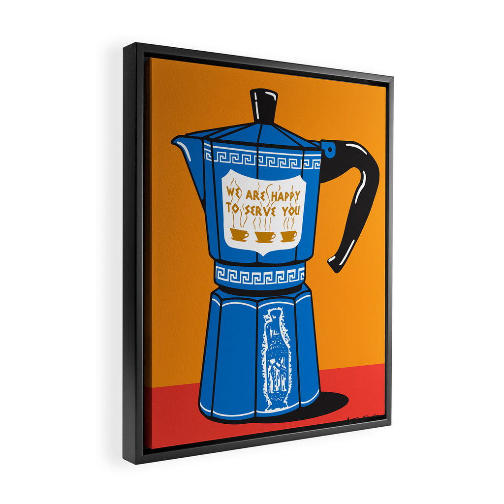 ÑYC MORNING CAFECITO Framed Canvas Print Gallery Image 2