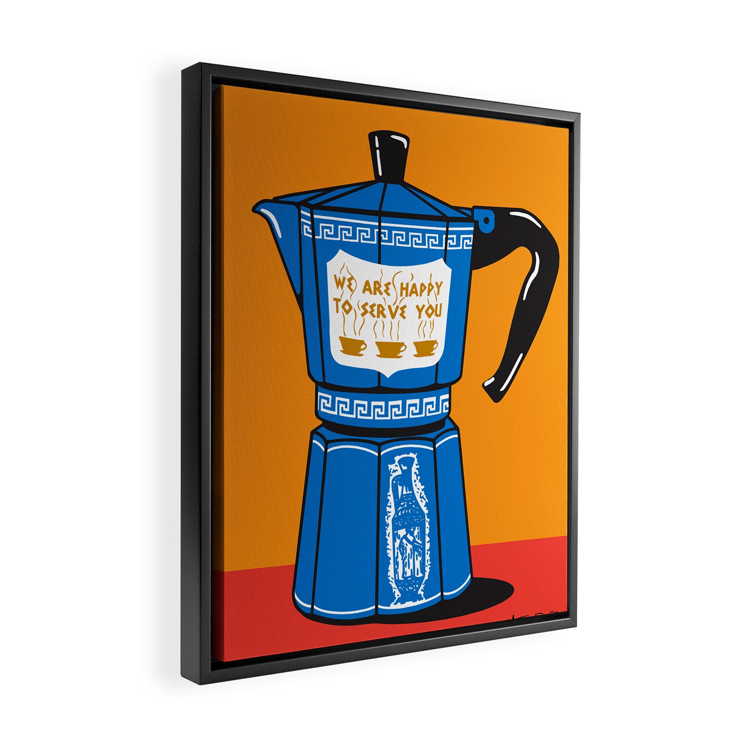 ÑYC MORNING CAFECITO Framed Canvas Print Gallery Image 2