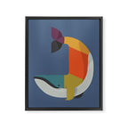 Blue Whale Framed Canvas Print Gallery Image 8