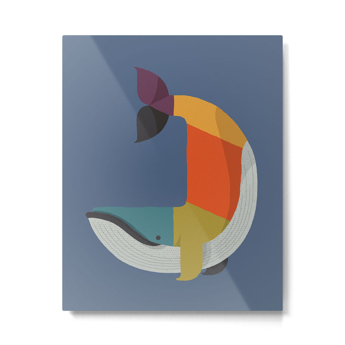 Blue Whale Metal Print Gallery Image 1