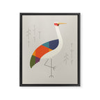 Brolga Framed Canvas Print Gallery Image 8