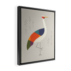 Brolga Framed Canvas Print Gallery Image 2