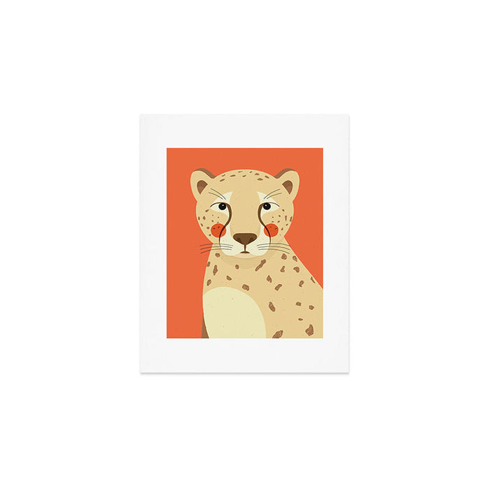 Cheetah, Animal Portrait Art Print Gallery Image 1