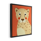 Cheetah, Animal Portrait Framed Canvas Print Gallery Image 2