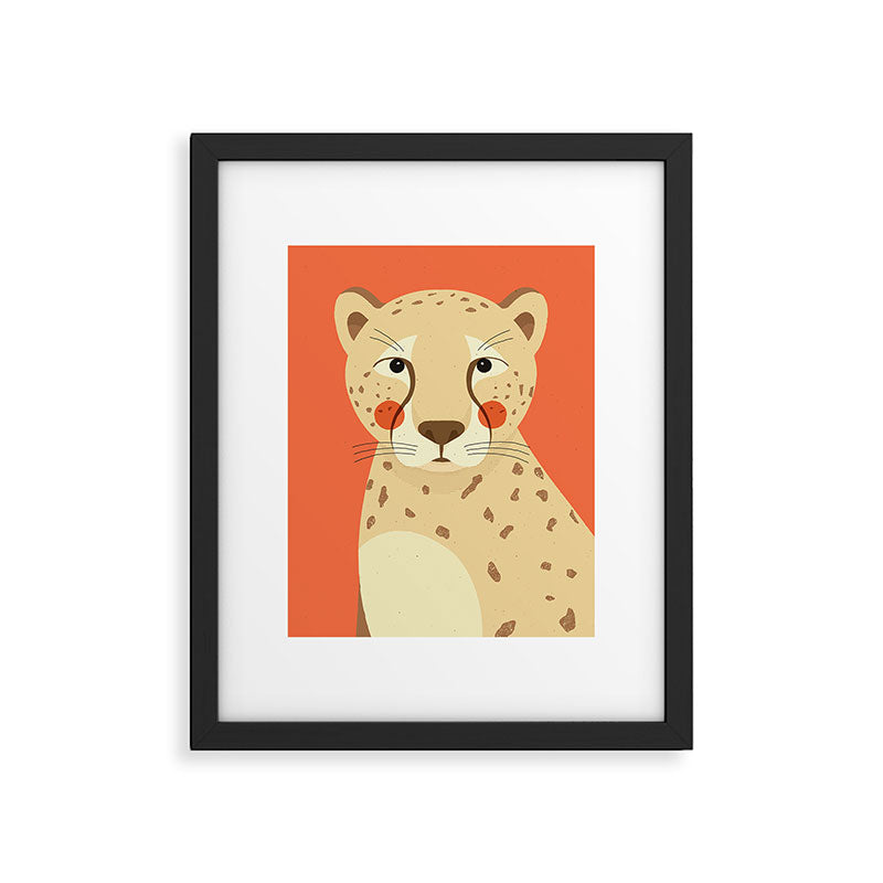 Cheetah, Animal Portrait Framed Art Print Gallery Image 6