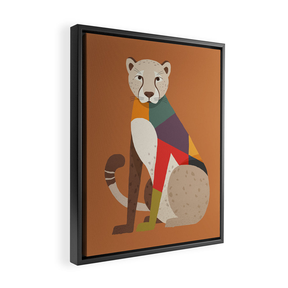 Cheetah Framed Canvas Print Gallery Image 2