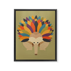 Echidna Framed Canvas Print Gallery Image 8