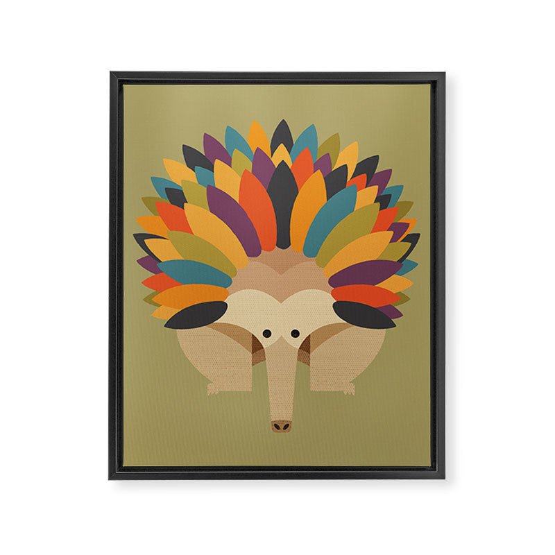 Echidna Framed Canvas Print Gallery Image 8