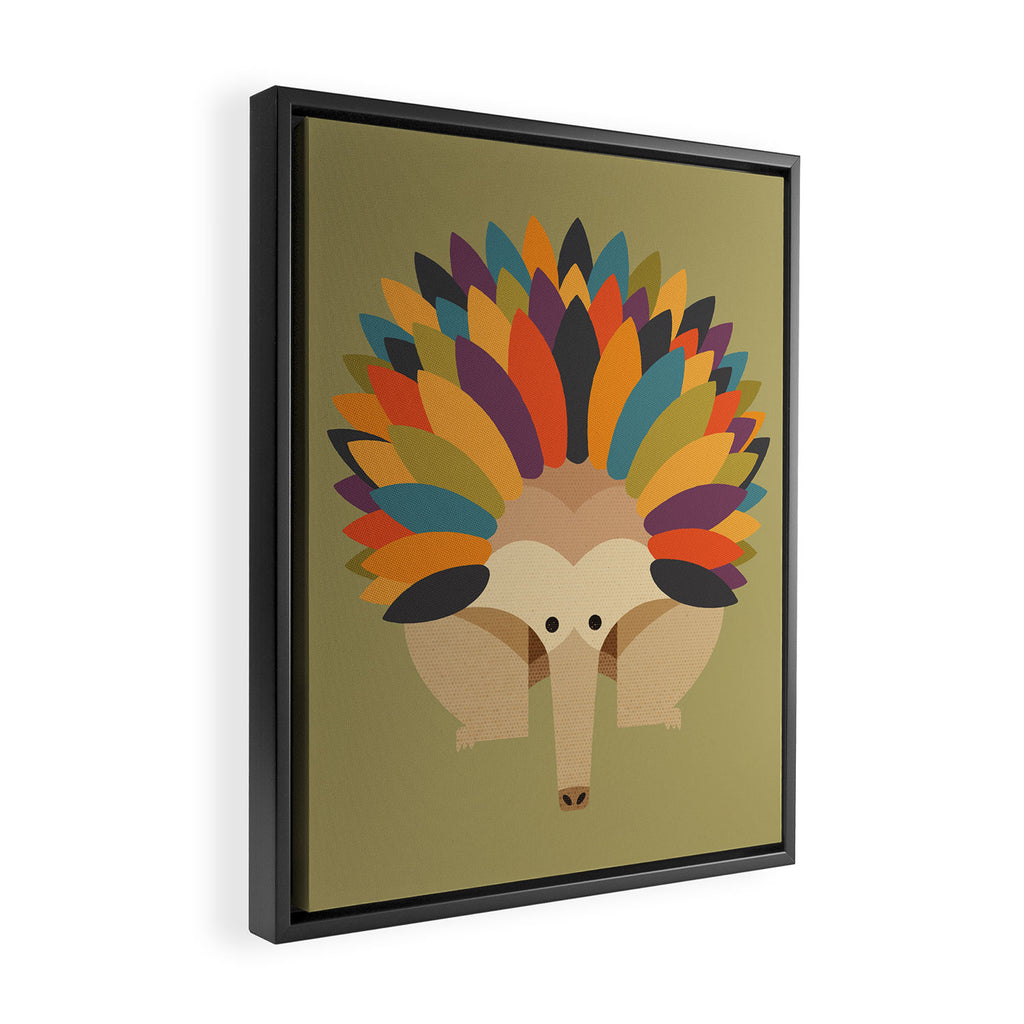 Echidna Framed Canvas Print Gallery Image 2