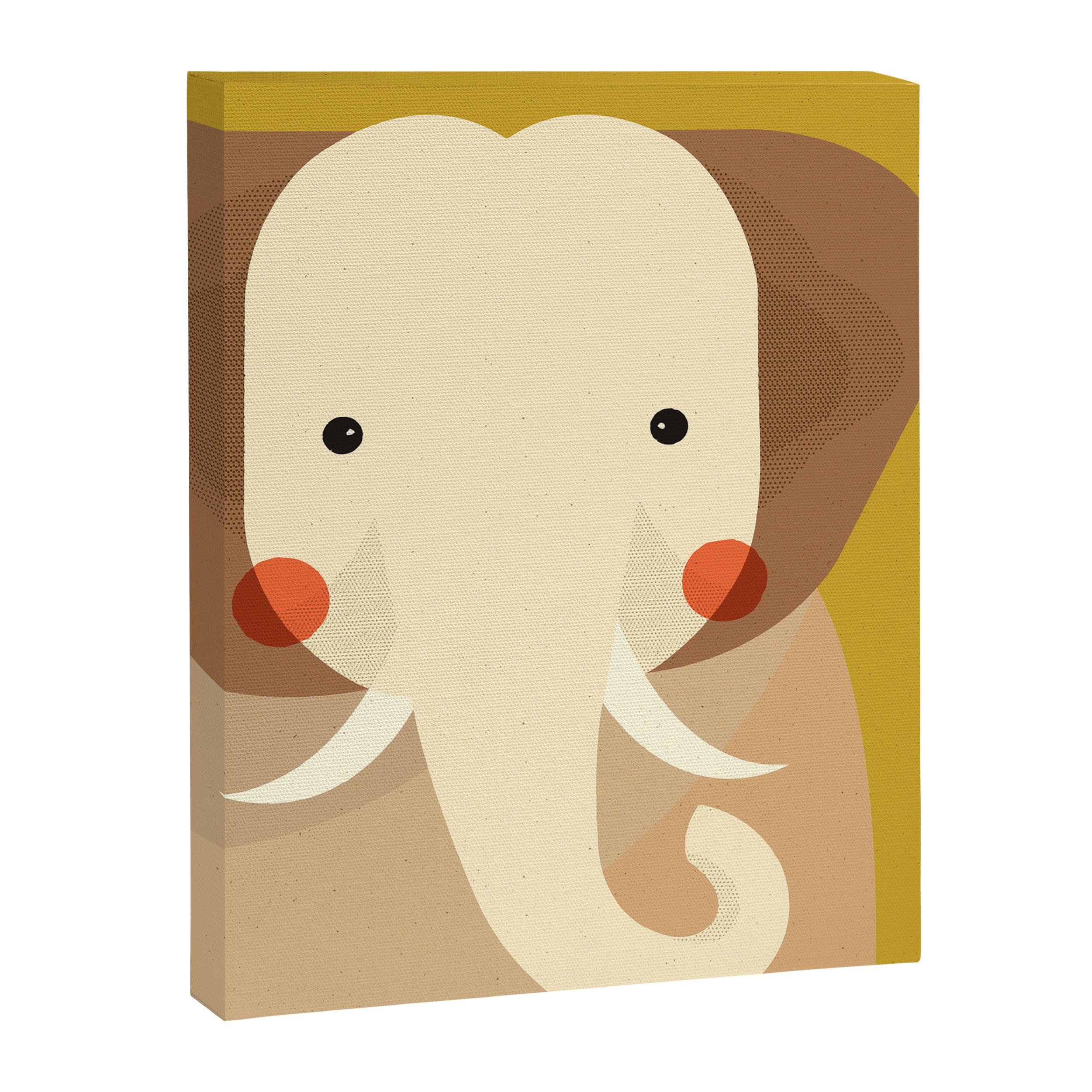 Elephant, Animal Portrait Canvas Print Gallery Image 8