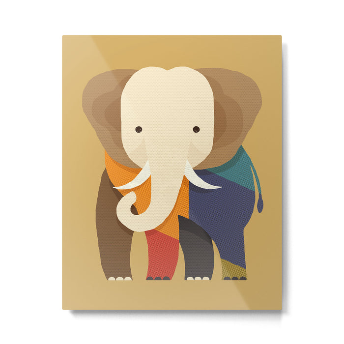 Elephant Metal Print Gallery Image 1
