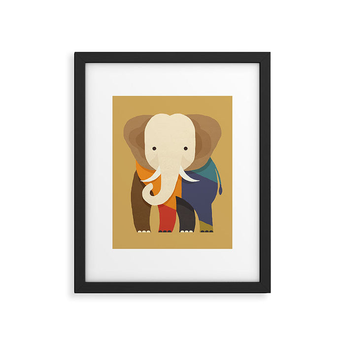 Elephant Framed Art Print Gallery Image 1