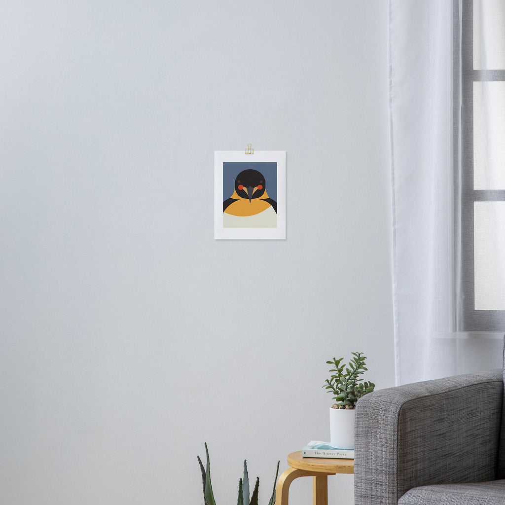 Emperor Penguin, Animal Portrait Art Print Gallery Image 3