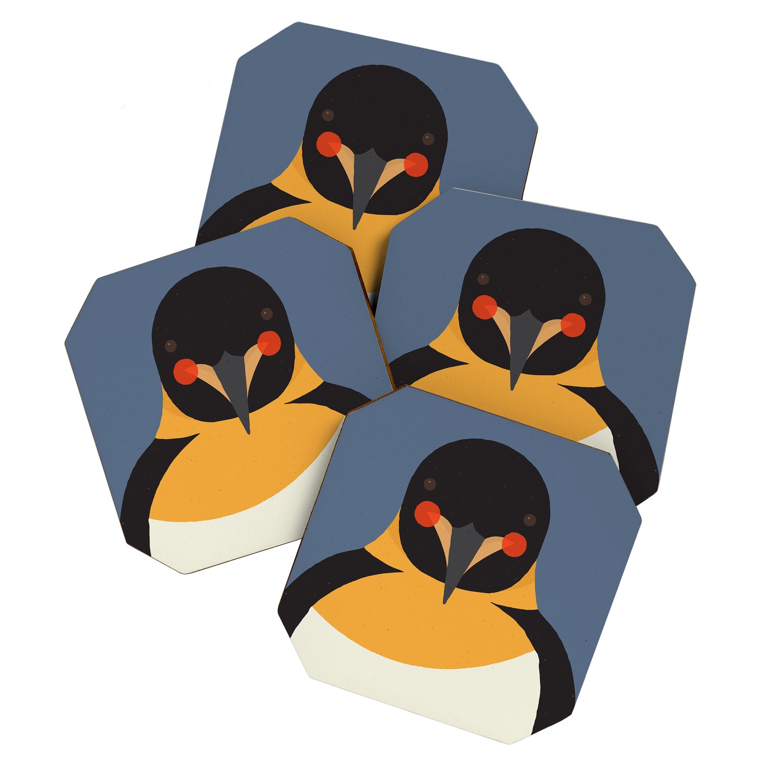 Emperor Penguin, Animal Portrait Coaster Gallery Image 1