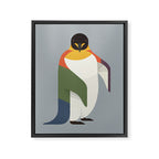 Emperor Penguin Framed Canvas Print Gallery Image 8