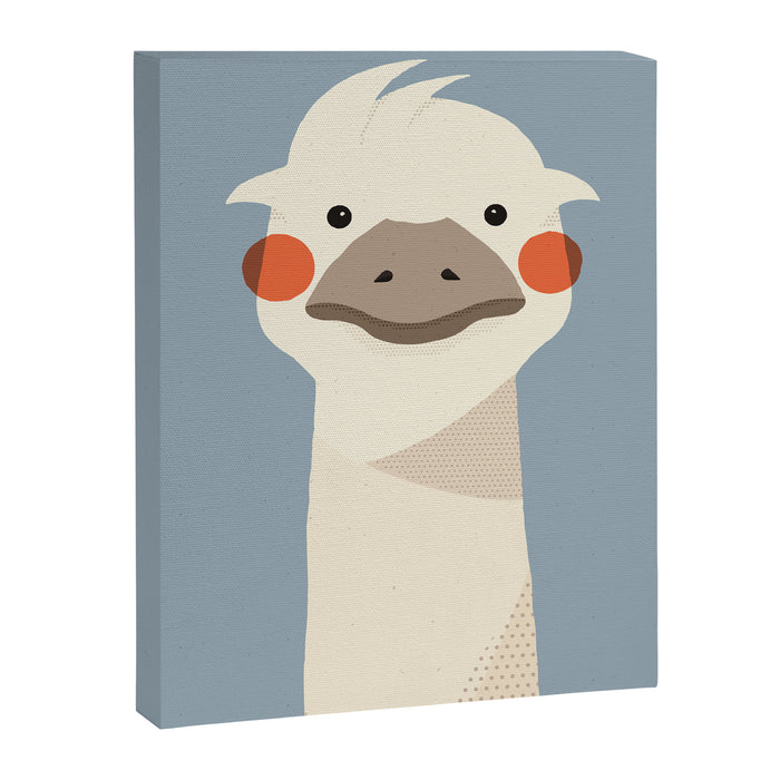Emu, Animal Portrait Canvas Print Gallery Image 1